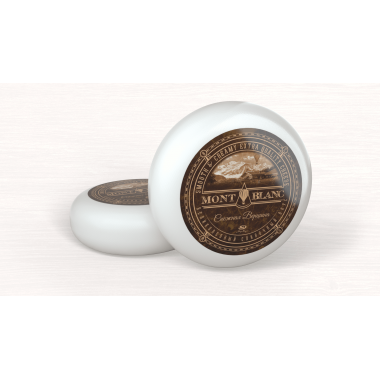 Сыр "МОНБЛАН. СНЕЖНАЯ ВЕРШИНА" 50% ТМ "Мир Вкуса" круг  Кобрин