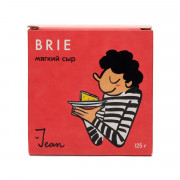 МАМОНТОВСКАЯ сыроварня Сыр Бри "Brie" мягкий, 50%, фольга 125г, ТМ "JEAN"