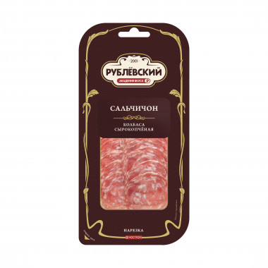 17721 Сальчичон полусухой, с/к, газ, серв. нарезка, 70г (РК)