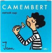 МАМОНТОВСКАЯ сыроварня Сыр Камамбер "Camembert  мдж 50%. фольга.125г.ТМ "JEAN"