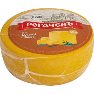 Сыр "Golden Cheese", Гольден Чиз м.д.ж.45%, без Е, цилиндр, (Рогачев)