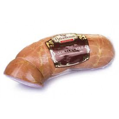 13446 Колбаса вареная "Докторская" мясной продукт категории А (в синюге) в/у (РК)