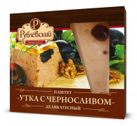 14052 Паштет мясной деликатесный "Утка с черносливом" вареный,200 гр шт (РК)