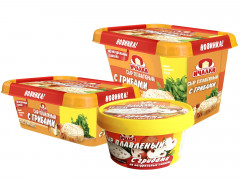 Сыр плавленый "С грибами" фас. 170 гр. 45%,(Ичалки)