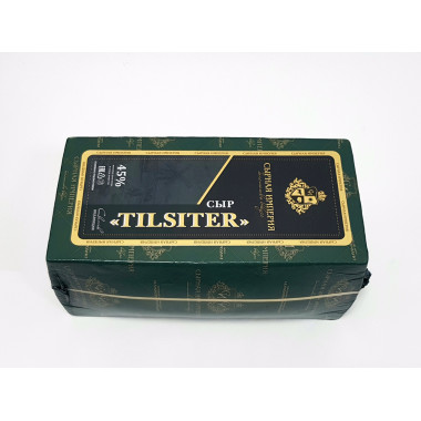 Сыр "Tilsiter"45%, ТМ Сырная Империя Тильзитер (бабушкина крынка)