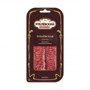 17724 Рублевская полусухая, с/к, газ, серв. нарезка, 80г (РК)