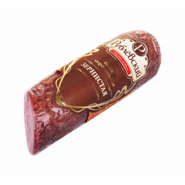 14602 Колбасное изделие с/к охл. Зернистая полусухая мясной продукт кат.Б газ. (РК)