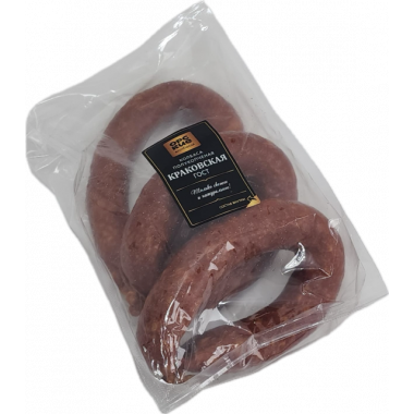 "Краковская" колбаса п/к мясн. продукт кат. Б г/ср. (Орск)
