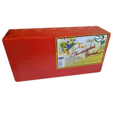 Сыр Голландский брусковой м.д.ж. 45% (Любань)