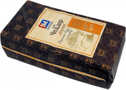 Сыр Чеддер красный  45%, брус (Молодея)
