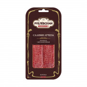 17722 Салями Лучеза полусухая, с/к, газ, серв. нарезка, 70г (РК)