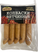 "Колбаски ветчинные" в/у с томатами (Козелки)