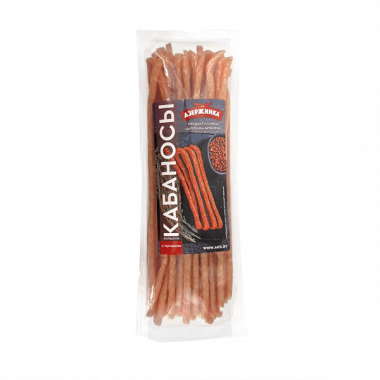 Продукт из мяса ЦБ рубленый сырокопченый "Кабаносы с ПЕРЧИКОМ  " МГС (Дзержинка)