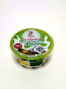 Сыр творожный "Ласковый теленок" с огурцами и зеленью, 65%, 140 г. / 8 шт