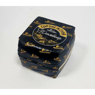 Сыр "Сыронежский Пломбьер" с ароматом пломбира,  50%/ квадрат (Белослава)