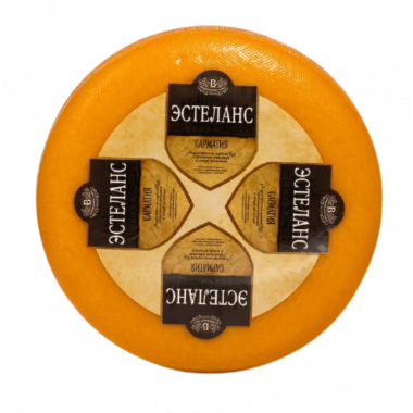 Сыр "Эстеланс" м.д.ж.45% Сарматия (ОАО "Беловежские сыры")