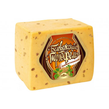 Сыр "Беловежский трюфель с пажитником" и ароматом грецкого ореха, 45%